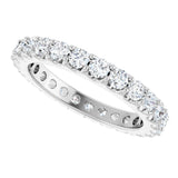 14K White 1 1/2 CTW Lab-Grown Diamond  Eternity Band