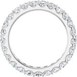 14K White 1 1/2 CTW Lab-Grown Diamond  Eternity Band