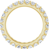 14K Yellow Gold 1 3/8 CTW Lab-Grown Diamond  Eternity Band