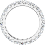 14K White 1 1/2 CTW Lab-Grown Diamond  Eternity Band