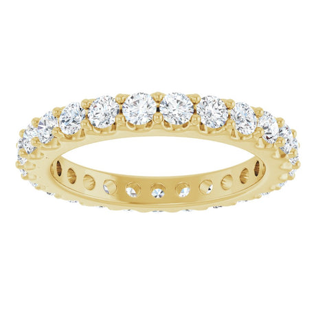 14K Yellow 1 1/2 CTW Lab-Grown Diamond  Eternity Band