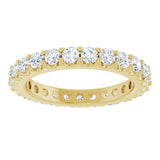 14K Yellow Gold 1 3/8 CTW Lab-Grown Diamond  Eternity Band
