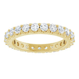 14K Yellow 1 3/8 CTW Lab-Grown Diamond  Eternity Band