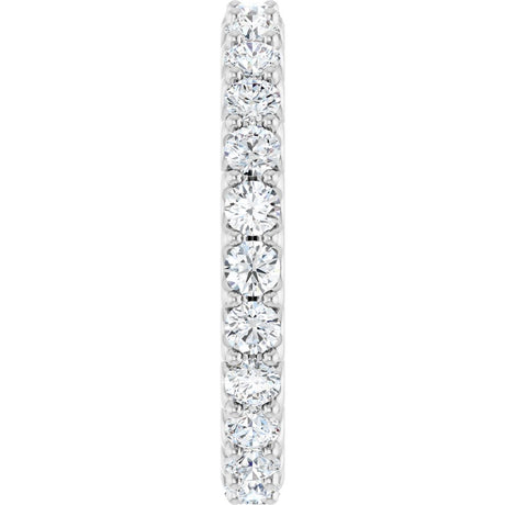 14K White 1 3/8 CTW Lab-Grown Diamond  Eternity Band
