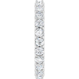 14K White 1 1/2 CTW Diamond Eternity Band