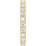 14K Yellow Gold 1 3/8 CTW Lab-Grown Diamond  Eternity Band