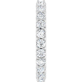 14K White 1 1/2 CTW Lab-Grown Diamond  Eternity Band