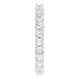 14K White 1 1/2 CTW Diamond Eternity Band