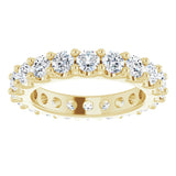 14K Yellow 1 3/4 CTW Natural Diamond Eternity Band Size 4.5