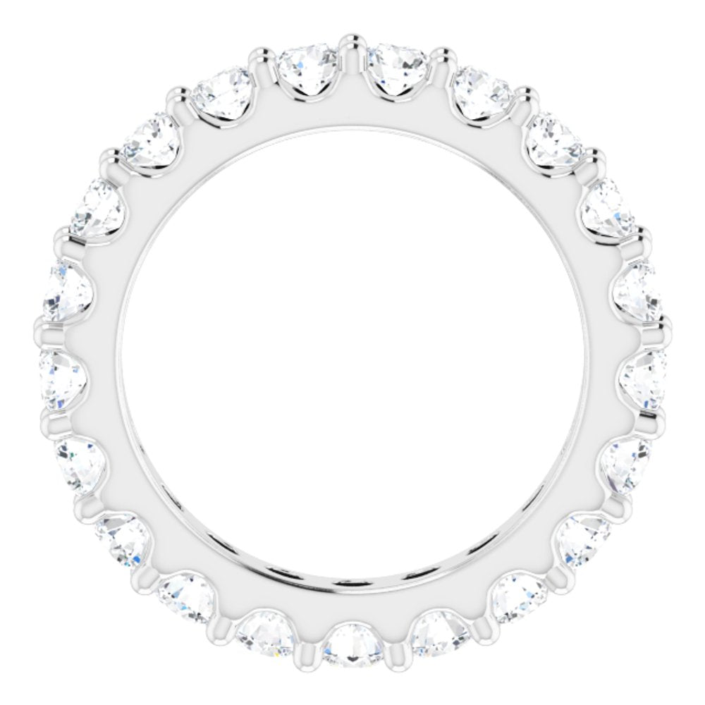 Platinum 1 7/8 CTW Natural Diamond Eternity Band