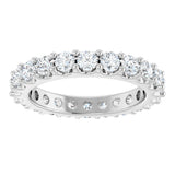 14K White Gold 2 1/5 CTW Lab-Grown Diamond  Eternity Band