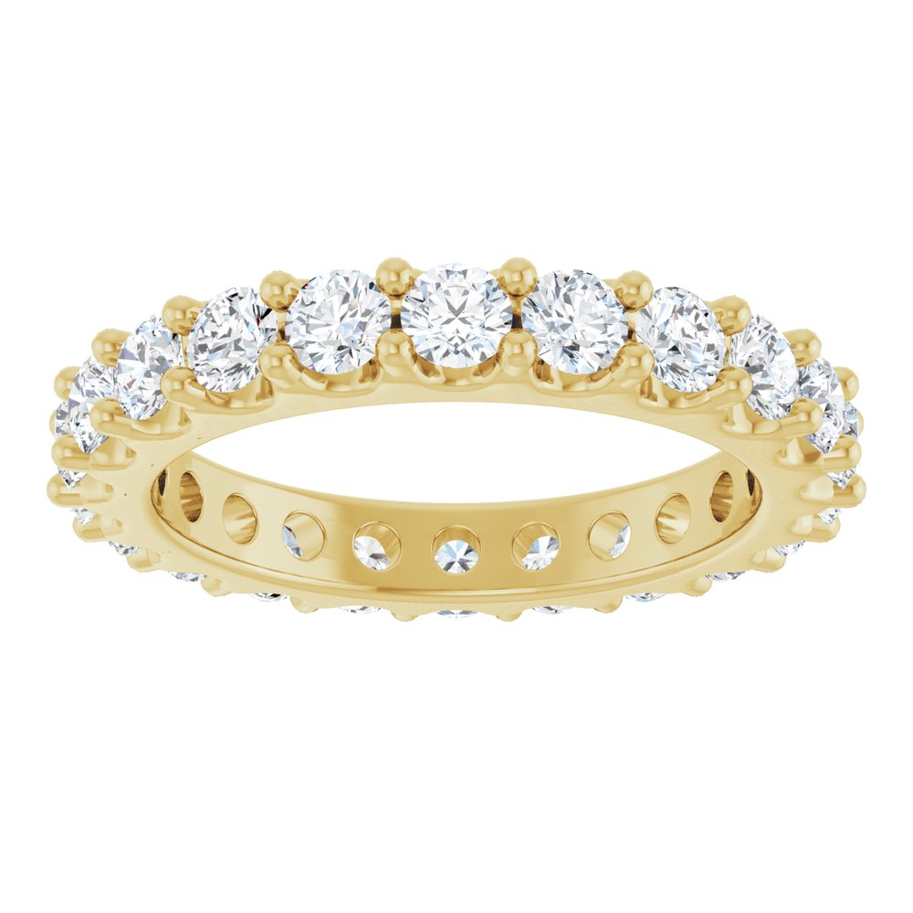 14K Yellow Gold 2 CTW Lab-Grown Diamond  Eternity Band