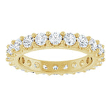 14K Yellow Gold 2 CTW Lab-Grown Diamond  Eternity Band