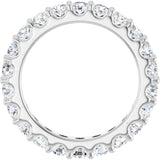 14K White 2 1/5 CTW Lab-Grown Diamond  Eternity Band
