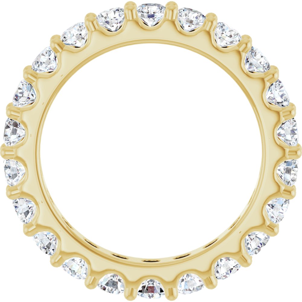 14K Yellow Gold 2 CTW Lab-Grown Diamond  Eternity Band