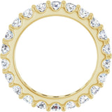 14K Yellow Gold 2 CTW Lab-Grown Diamond  Eternity Band