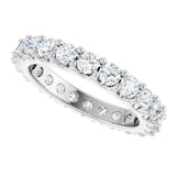 14K White 2 1/5 CTW Lab-Grown Diamond  Eternity Band