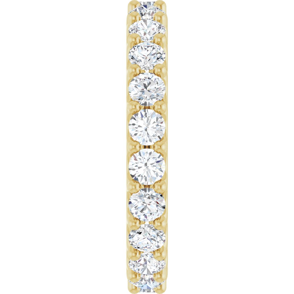 14K Yellow Gold 2 CTW Lab-Grown Diamond  Eternity Band