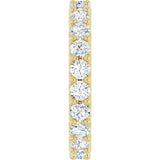 14K Yellow Gold 2 CTW Lab-Grown Diamond  Eternity Band