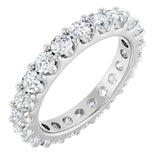 14K White Gold 2 1/5 CTW Lab-Grown Diamond  Eternity Band