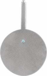 Sterling Silver Natural Blue Zircon & .0025 CTW Natural Diamond Scorpio Charm/Pendant
