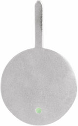 Sterling Silver Natural Green Chrysoprase & .005 CTW Natural Diamond Libra Charm/Pendant