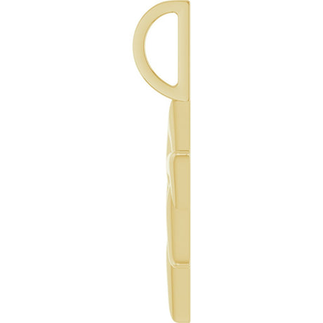 14K Yellow Star of David Pendant