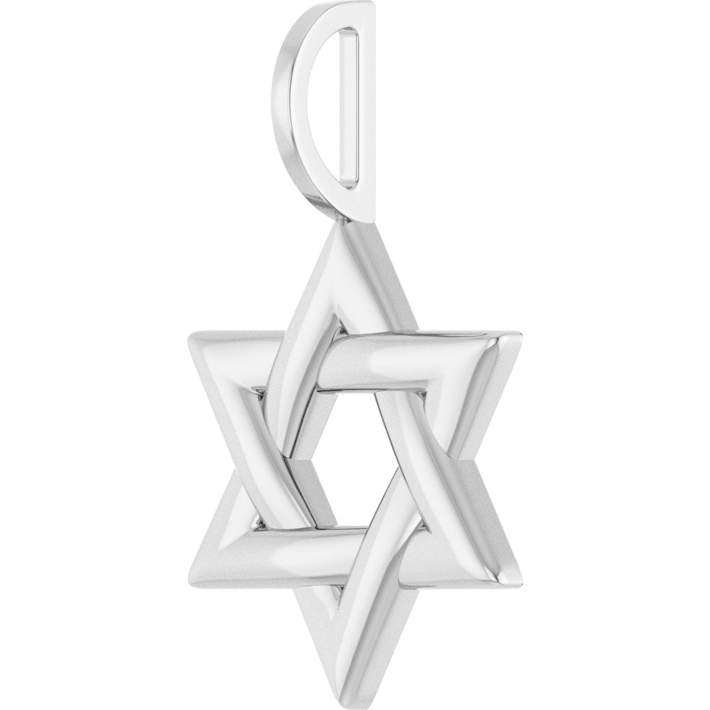 Sterling Silver Star of David Pendant