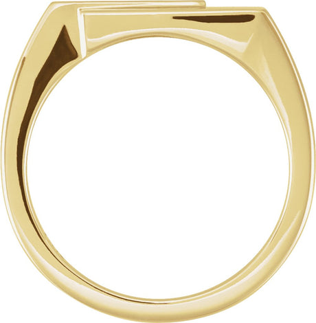 14K Yellow .04 CTW Single-Cut Natural Diamond Ring