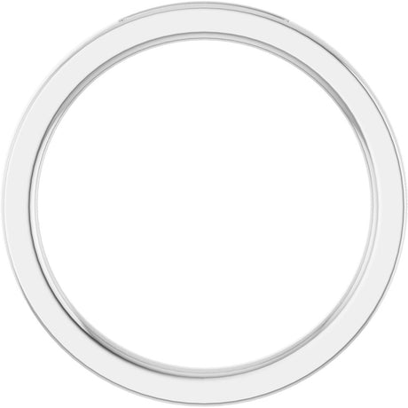 10K White Gold .03 CTW Natural Diamond Anniversary Band