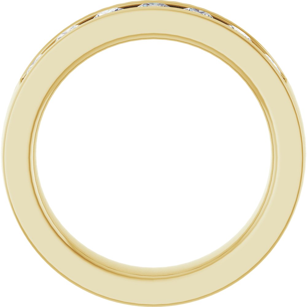 10K Yellow Gold 3/4 CTW Lab-Grown Diamond Anniversary Band