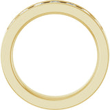 10K Yellow Gold 3/4 CTW Lab-Grown Diamond Anniversary Band