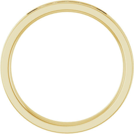 10K Yellow Gold 1/8 CTW Natural Diamond Anniversary Band
