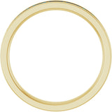 14K Yellow Gold Lab-Grown Sapphire Anniversary Band