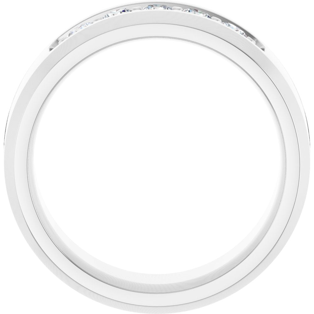 14K White 1/2 CTW Lab-Grown Diamond Band