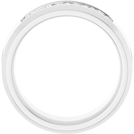 14K White 1/2 CTW Lab-Grown Diamond Band