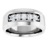 14K White 1/2 CTW Lab-Grown Diamond Ring