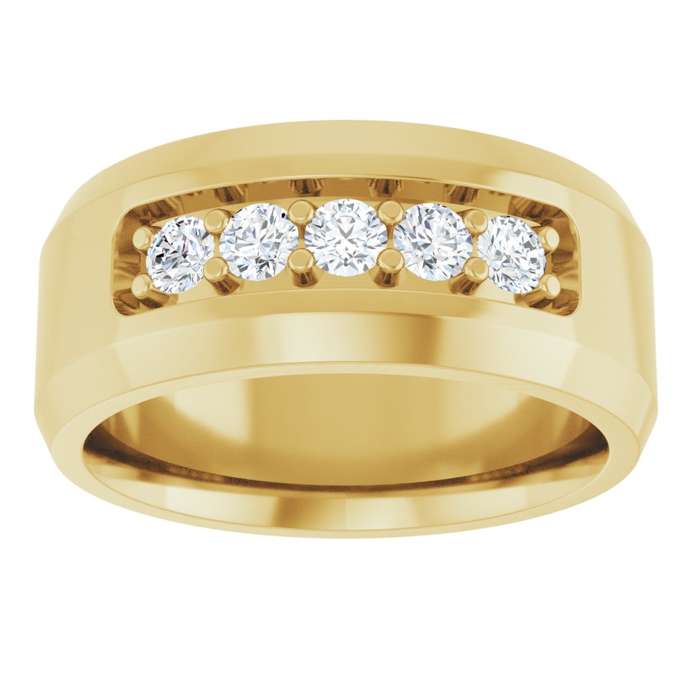 14K Yellow 1/2 CTW Lab-Grown Diamond Ring