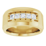 14K Yellow 3/4 CTW Lab-Grown Diamond Ring