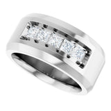 14K White 3/4 CTW Lab-Grown Diamond Ring