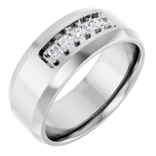 14K White 1/5 CTW Lab-Grown Diamond Ring