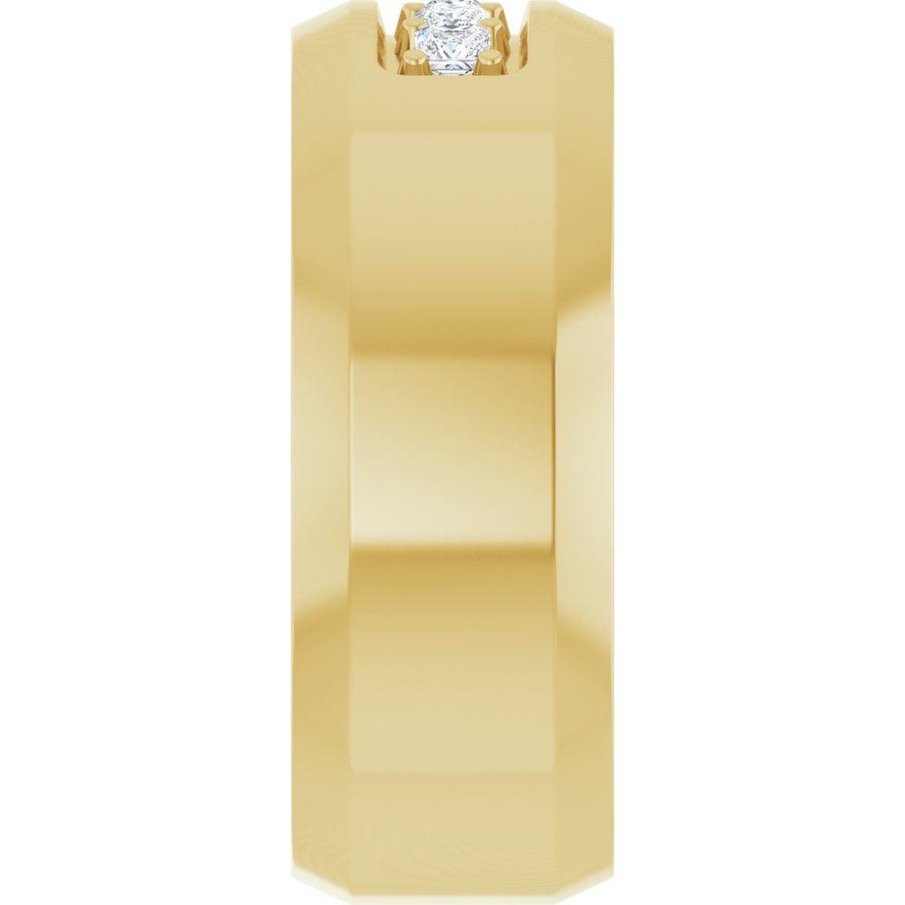 14K Yellow 1/5 CTW Lab-Grown Diamond Band