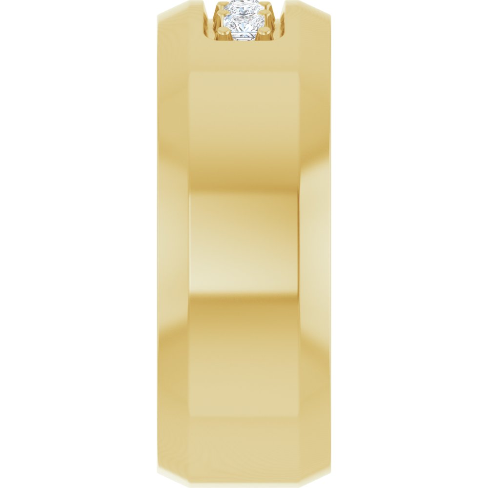 14K Yellow 1/5 CTW Lab-Grown Diamond Ring