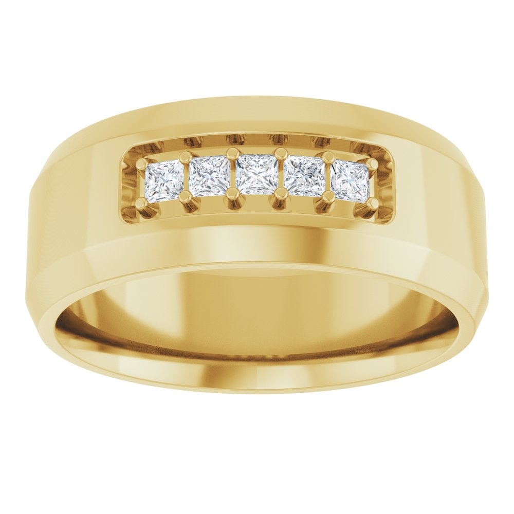 14K Yellow 1/5 CTW Lab-Grown Diamond Band