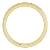14K Yellow Gold 5 mm Beveled-Edge Celtic-Inspired Comfort-Fit Flat Band Size 9.5