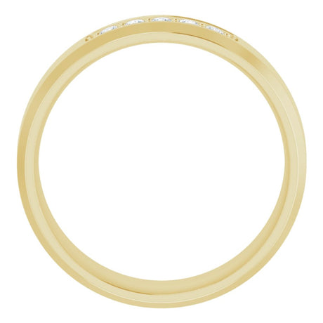 14K Yellow 1/6 CTW Lab-Grown Diamond Band