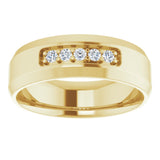 14K Yellow 1/6 CTW Lab-Grown Diamond Band