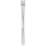 14K White Gold 1/6 CTW Lab-Grown Diamond 5-Year Anniversary Band