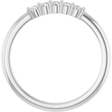 14K White Gold 1/6 CTW Lab-Grown Diamond 5-Year Anniversary Band