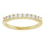 14K Yellow Gold 1/4 CTW Natural Diamond 10-Year Anniversary Band